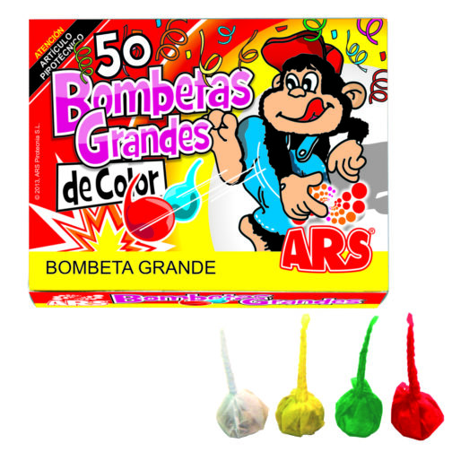 bombetas grandes de 50 unidades