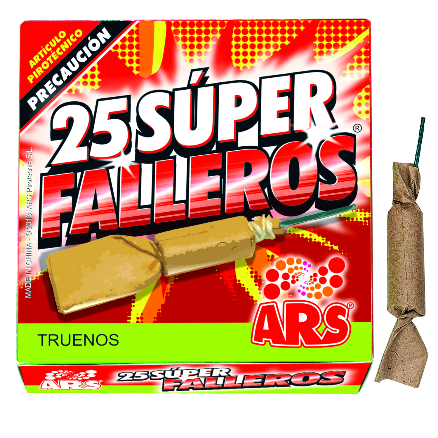 foto producto súper falleros truenos de 25 unidades