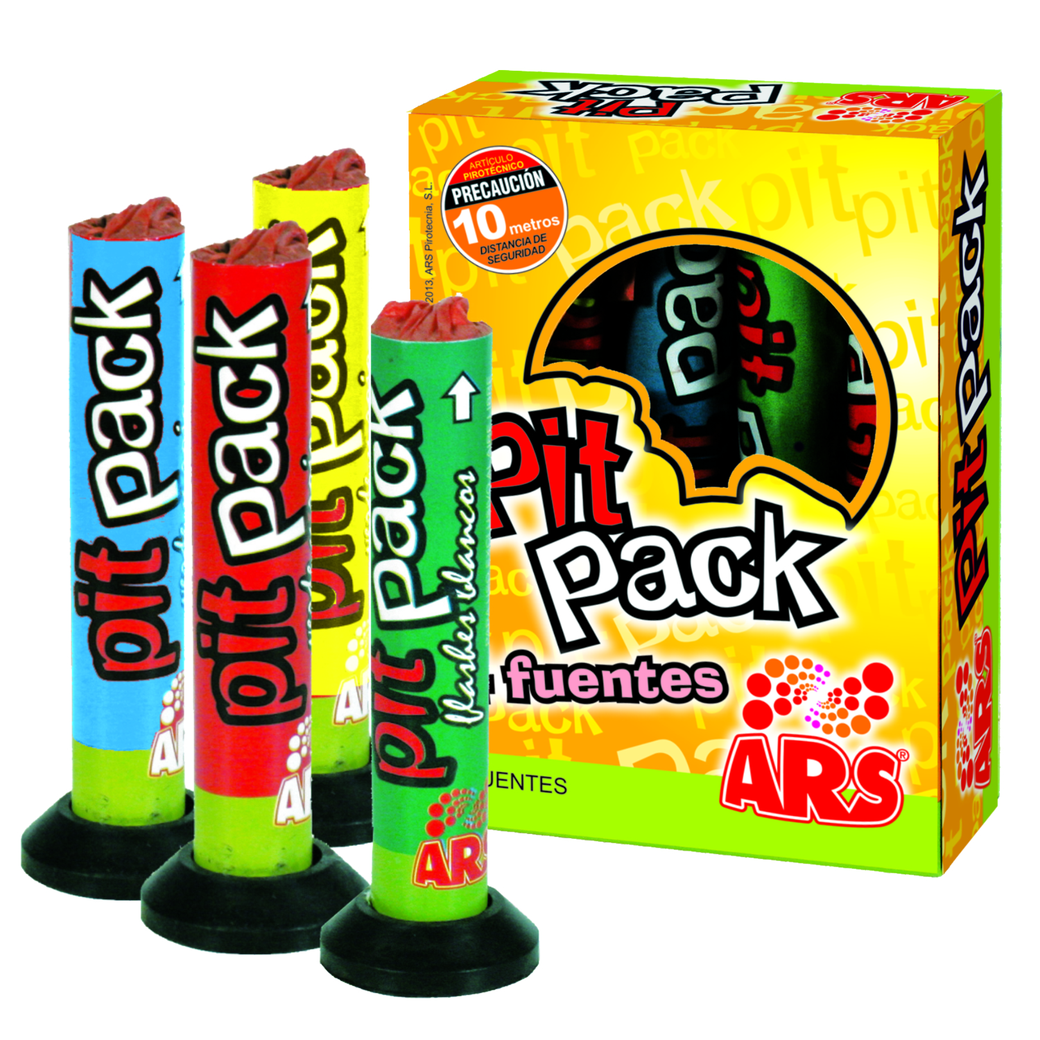 producto surtido de fuentes pit pack