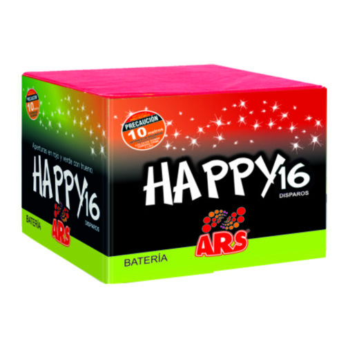 producto happy 16 disparos, baterías