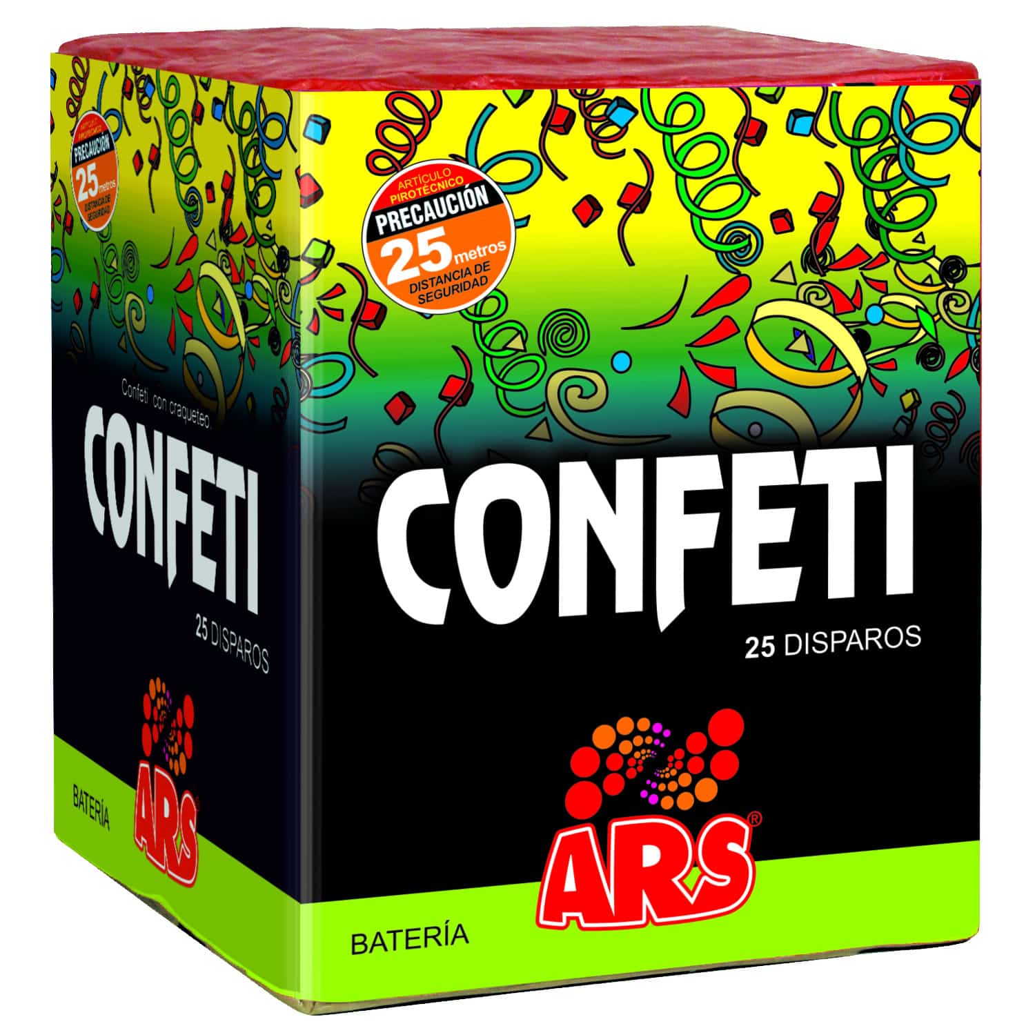 Producto batería Confeti 25 disparos